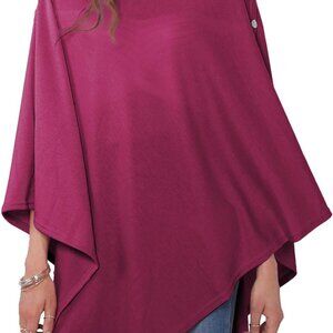 Women's Lightweight Knitted Scarf Poncho Sweater Cape Shawl Versatile Spring Sum